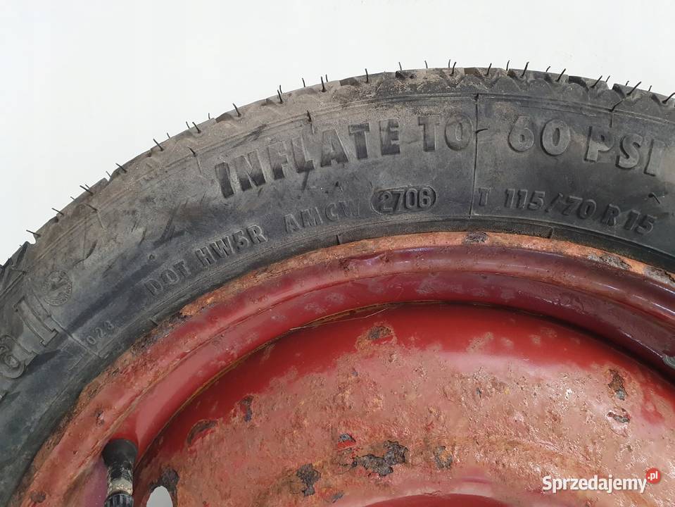 KOŁO DOJAZDOWE dojazdówka 11570 R15 4x108 Samochodowe Chełm