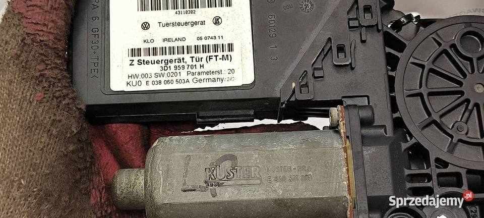 PODNOŚNIK SZYBY LP VOLKSWAGEN PHAETON II LIFT Lipno