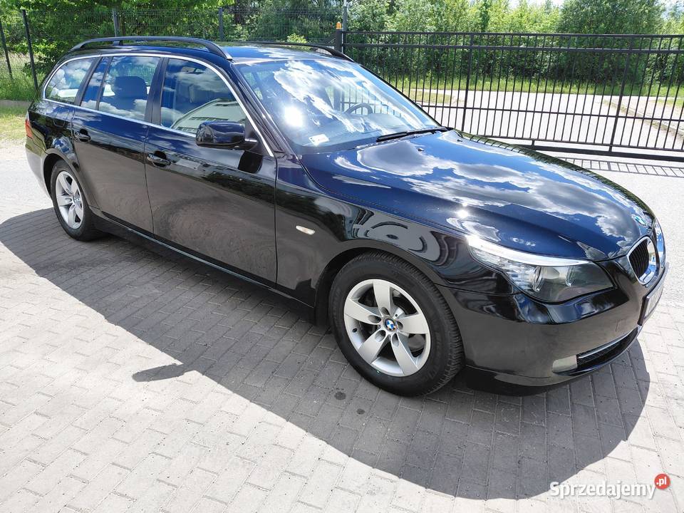 BMW 520d E61 Super stan Skóra Navi Automat Rok produkcji 2007