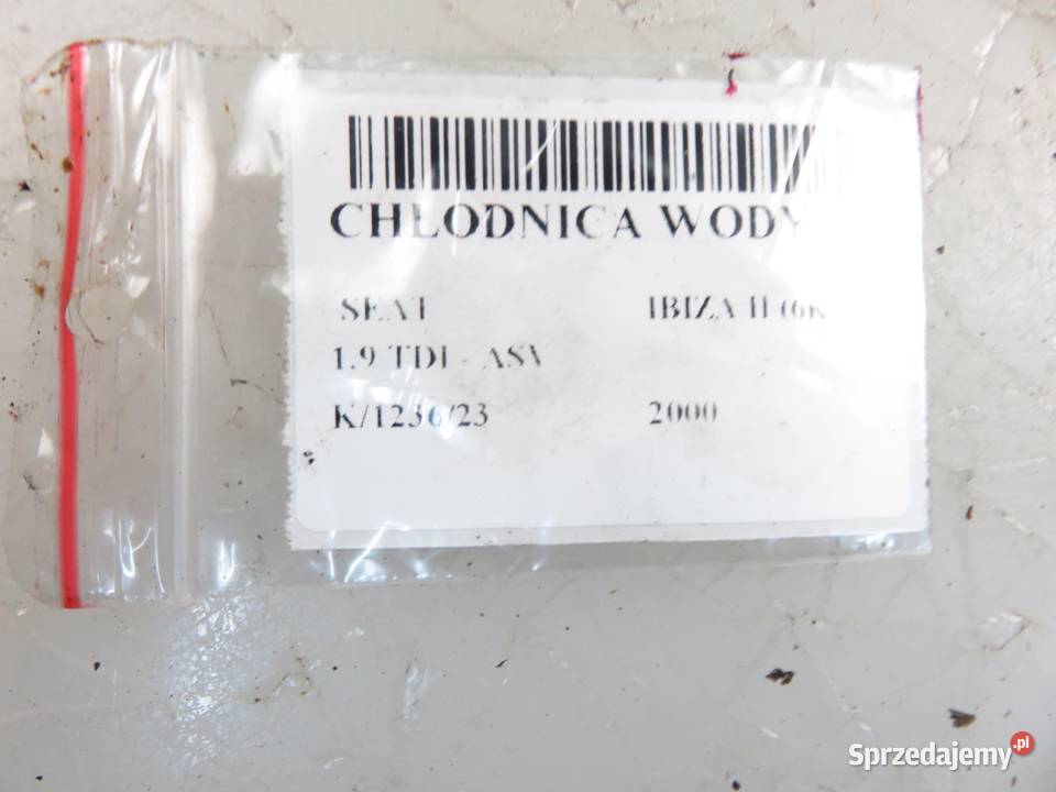 CHŁODNICA WODY SEAT IBIZA II 19 TDI małopolskie