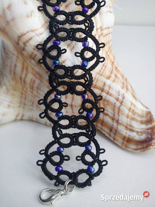 Bransoletka frywolitkowa