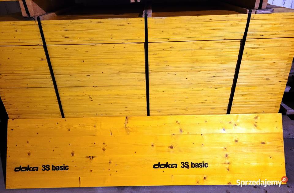 Sklejka szalunkowa Doka 3S BASIC 2 x 05m 100 Palikije Pierwsze