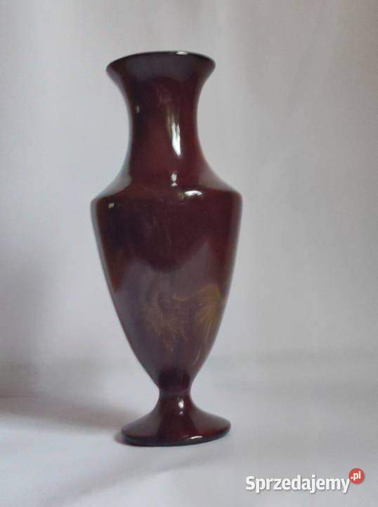 złote rybki wazon czara puchar flakon z laki