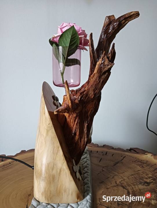 Lampa świecznik kwietnik