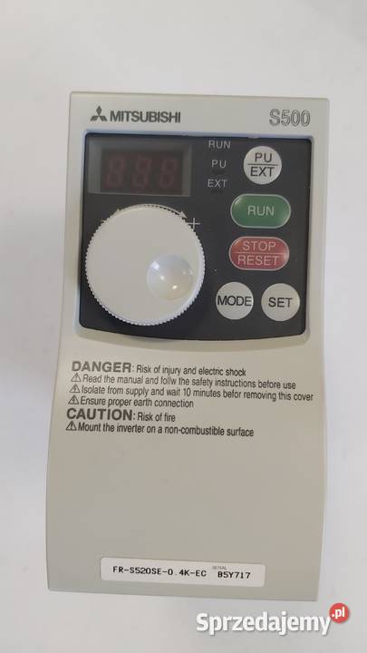 Falownik jednofazowy Mitsubishi FRS520E04KEC Elektryka i akcesoria mazowieckie