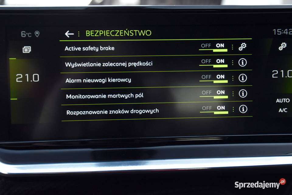 Peugeot 208 II GT Turbo 101 AUTOMAT EAT8 35 czujnik deszczu Zduńska Wola sprzedam