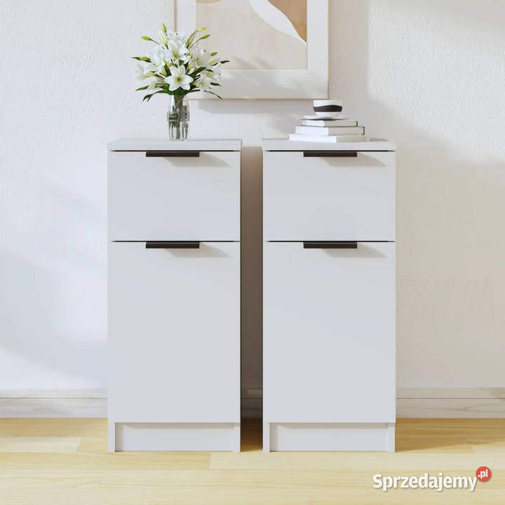 Szafki 2 białe 30x30x70 materiał drewnopochodny Meble Warszawa