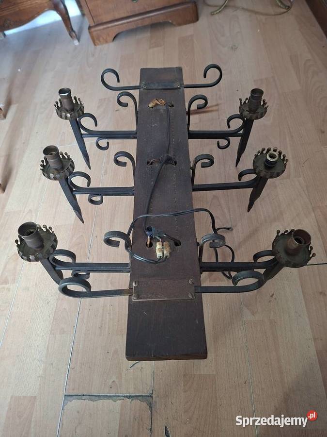 Stary żyrandol Nowy Sącz