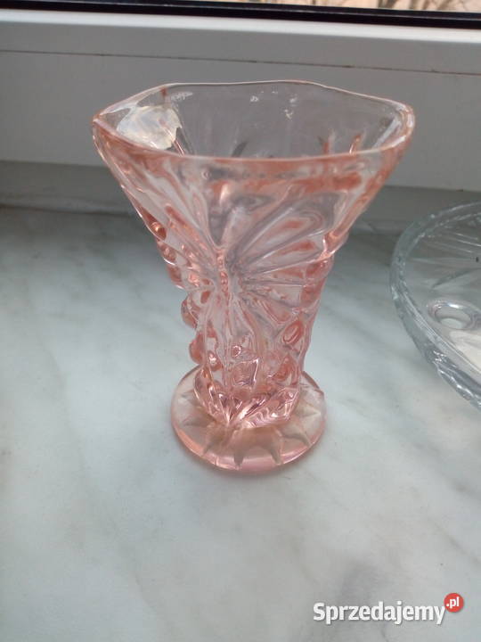 Wazonik Ząbkowice różowy Porcelana i szkło Choszczno sprzedam