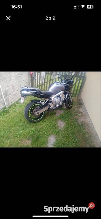 Yamaha Fazer Fz6s Rok produkcji 2005 podkarpackie Kraczkowa