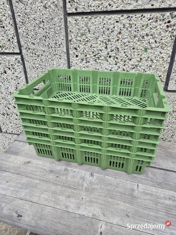 Skrzynki paczki plastikowe 60x40x14 mocne Nowy Sącz