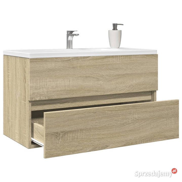Szafka pod umywalkę dąb sonoma 80x385x45 płyta Warszawa
