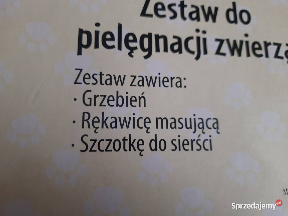 Zestaw do pielęgnacji zwierząt marki Majlo nowy Morąg