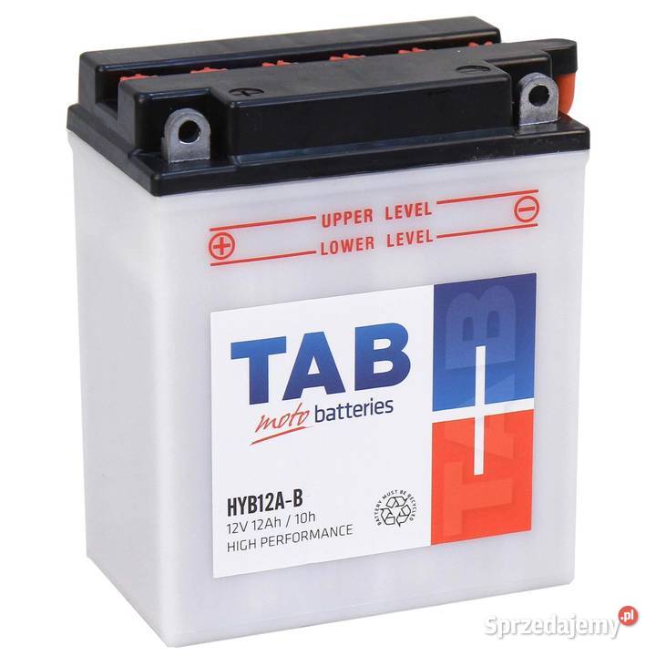 Akumulator motocyklowy TAB YB12AB HYB12AB 12V mazowieckie Radom