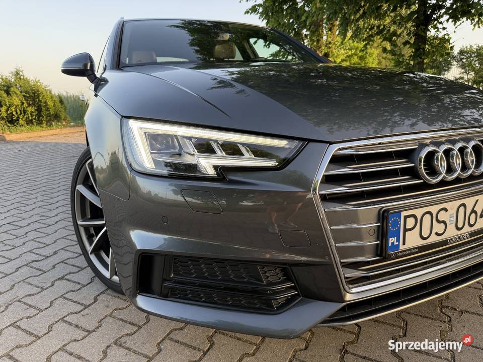 Audi A4 3x Sline 20 TFSI Martix VC BO światła do jazdy dziennej wielkopolskie sprzedam
