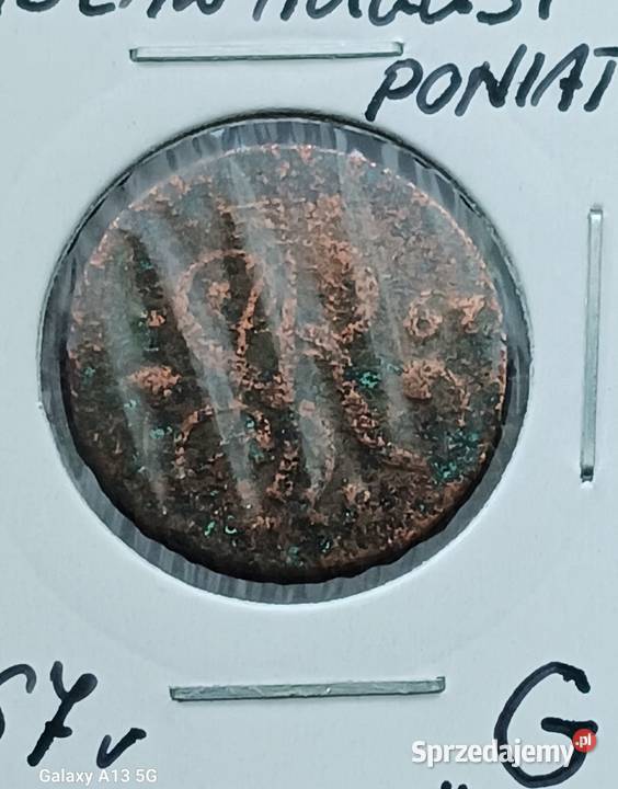 1 Grosz Stanisław August Poniatowski 1767 r G Konin