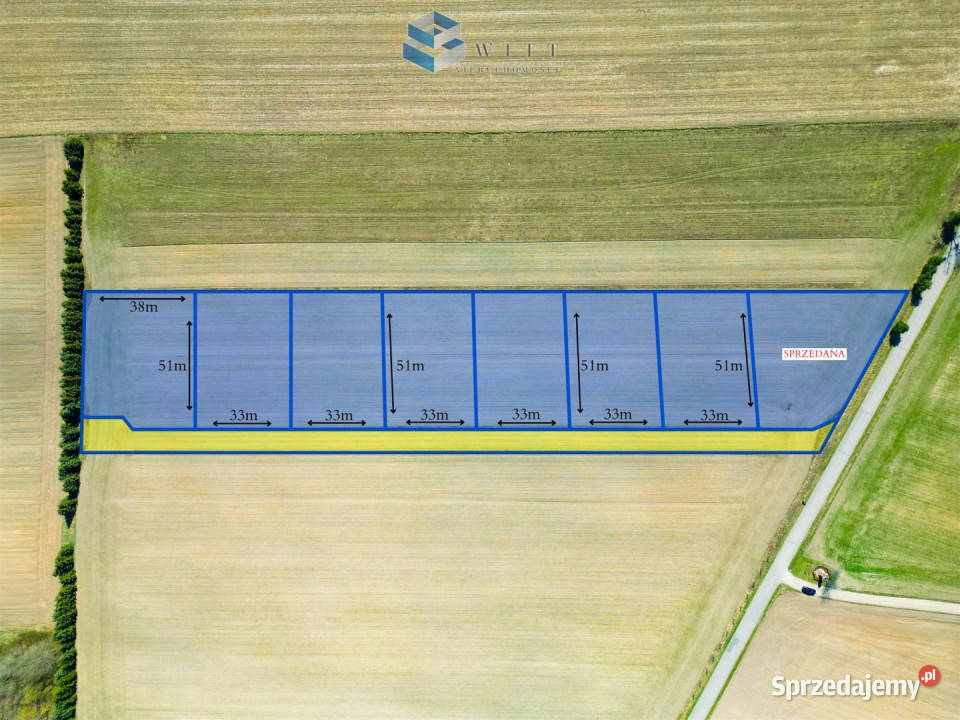 Działka 1680m2 Radomin prąd
