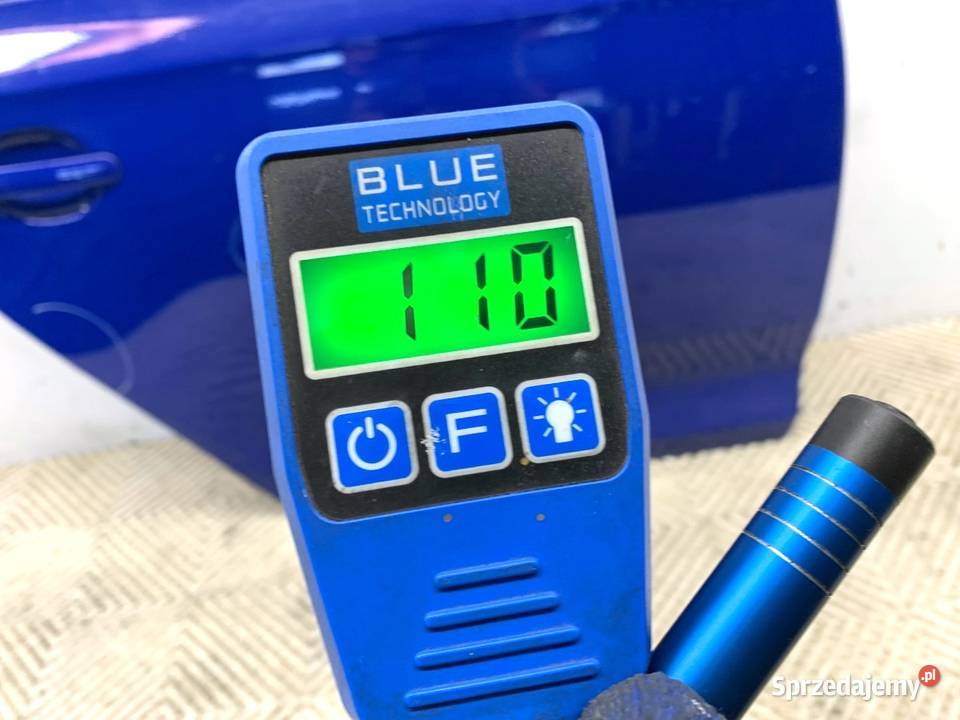 DRZWI PRAWY TYŁ SKODA RAPID Hatchback NIEBIESKI