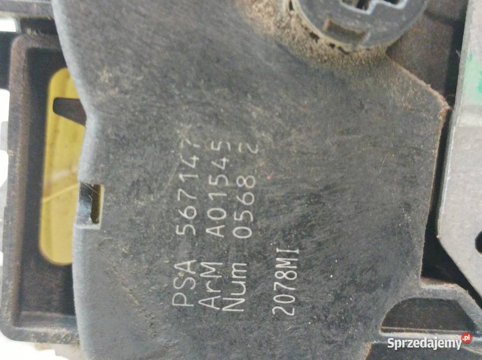 ZAMEK DRZWI PRAWY PRZÓD T7 PSA567147 Peugeot 308 Rok produkcji 2008