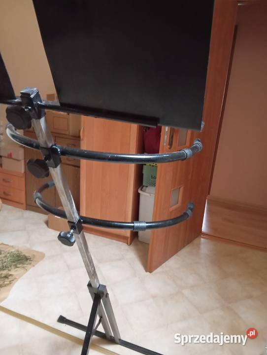 Stojak do instrumentów klawiszowych dwupoziomowy