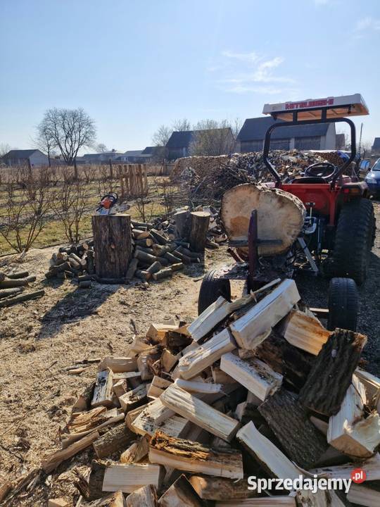 Łuparka do drewna 20ton naped wom Janów Lubelski