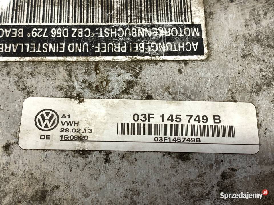 KOLEKTOR SSĄCY SKODA RAPID 03F145749B 12 105 sprzedam