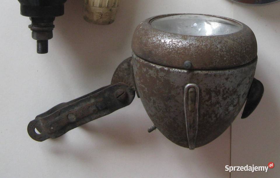 Lampa rowerowa stara zabytkowa Dąbrowa Górnicza