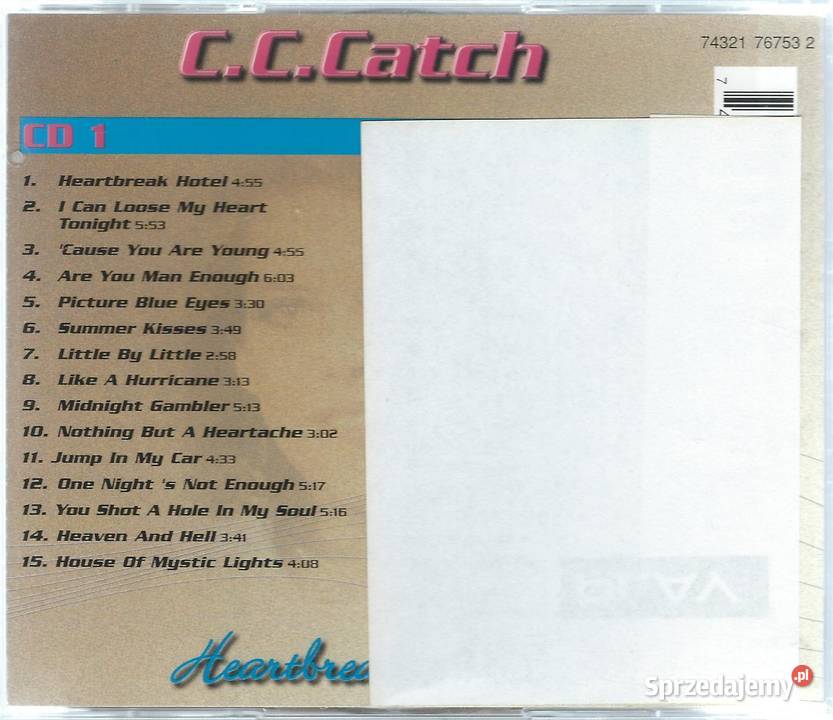 CD CC Catch Heartbreak Hotel 2000 BMG Ariola CD Brwinów