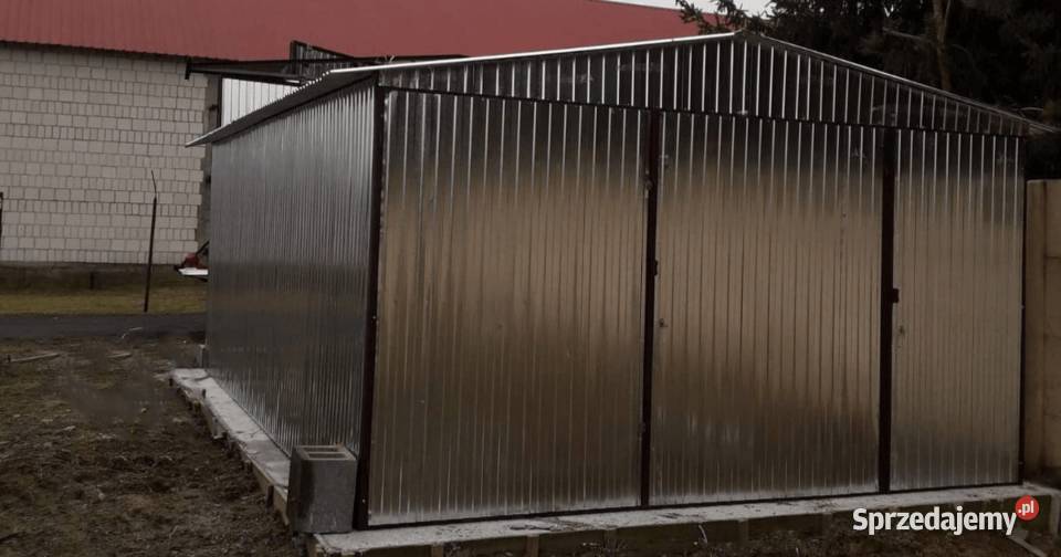 Garaż blaszany 4x6 producent kątownik montaż 6x6 kujawsko-pomorskie