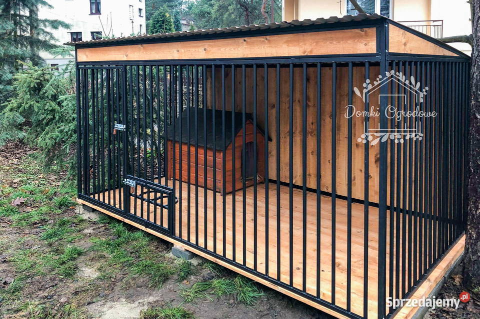 Kojec psów 3x2m Wiatrołap podłoga drewno uchwyt Cieszyn sprzedam