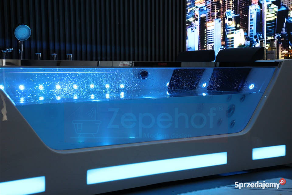 Wanna z hydromasażem 180cmx120cmx59 DYSZE