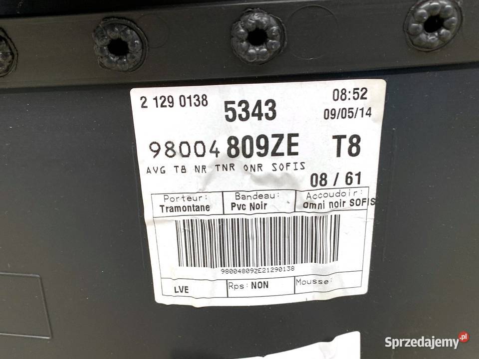 BOCZEK DRZWI LEWY PRZÓD PEUGEOT 3008 Hatchback osobowe sprzedam