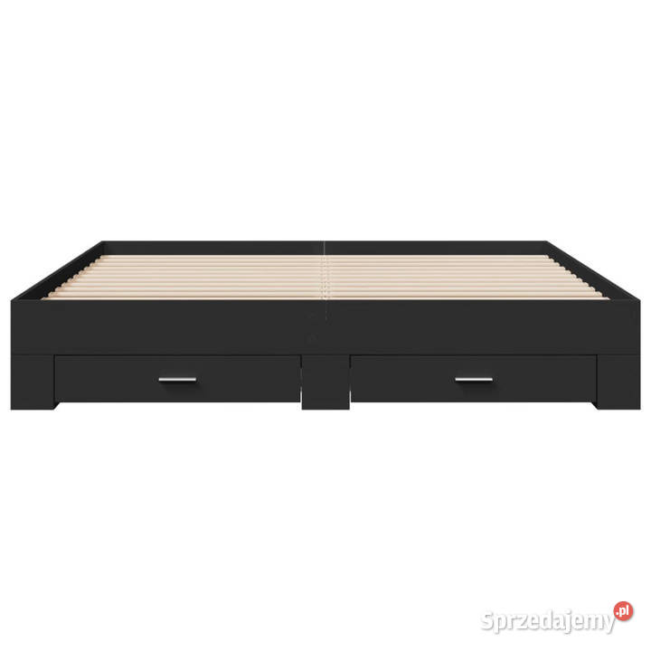 Rama łóżka z szufladami czarna 180x200 WM3280364 Warszawa