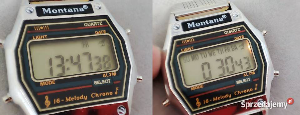 Zegarek Montana Hit Komunijny PRL Piękny