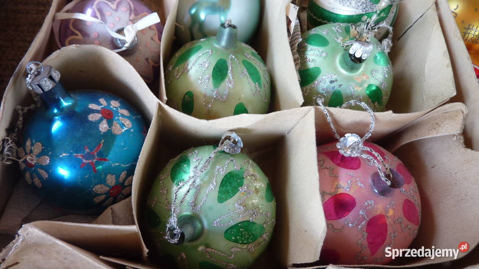 Starodawne bombki choinkowe Bukowno