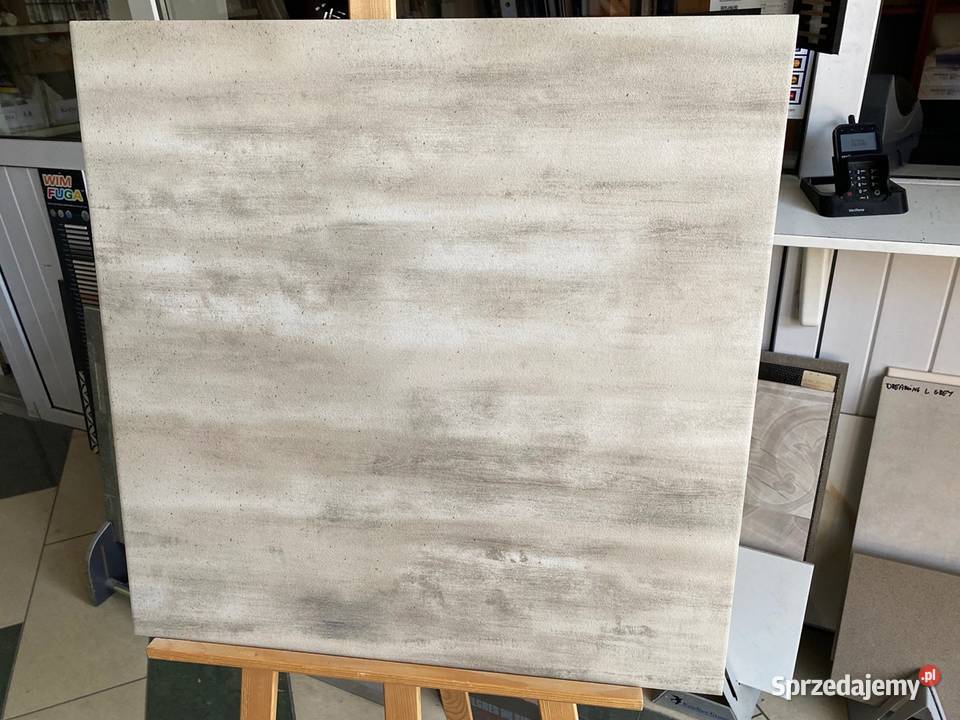 Gres Płytka szara 60x60 antypoślizgowa cement Zakopane