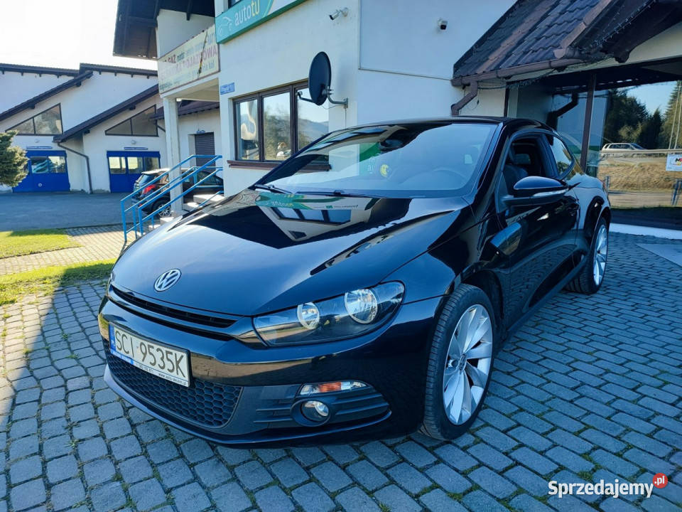 Volkswagen Scirocco Pewniak piękny i zadbany czujnik parkowania Ustroń