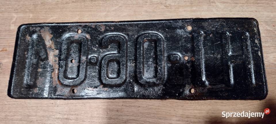 Tablica rejestracyjna Namysłów