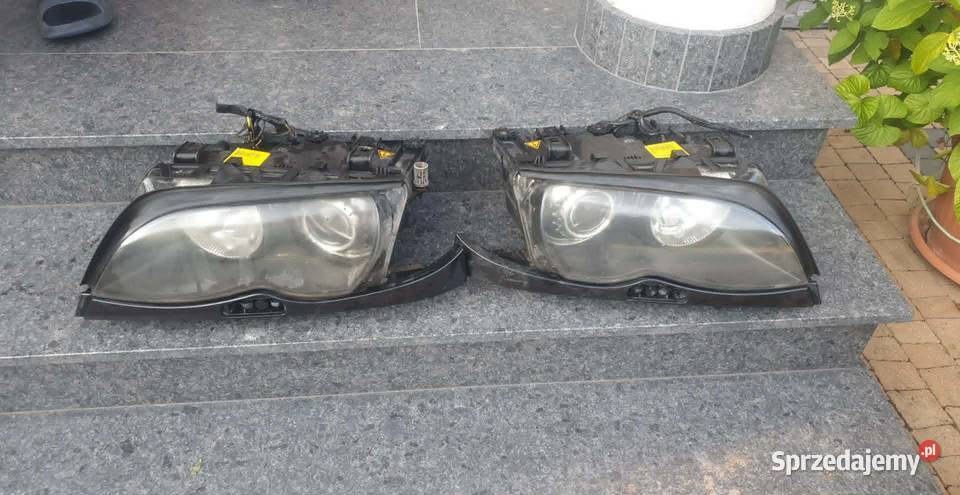 Lampy przód xenon lampy przednie xenony bmw e46 małopolskie Modlniczka