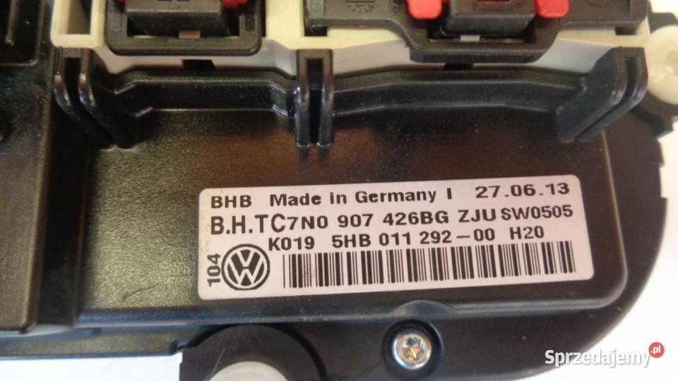 PANEL KLIMATYZACJI VW TIGUAN GOLF PASSAT B7 wielkopolskie Rakoniewice
