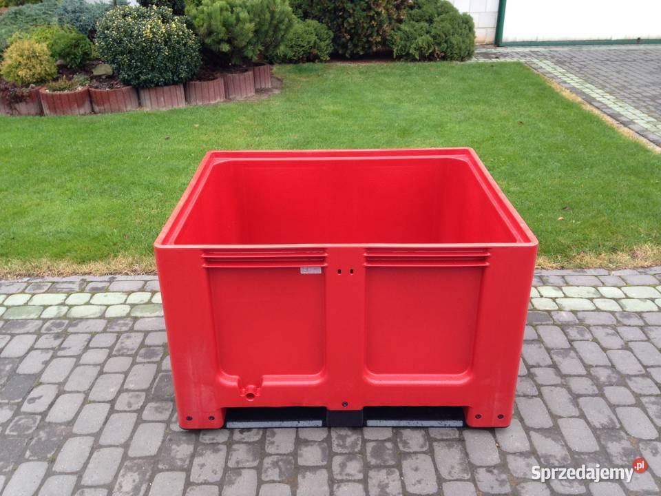 Skrzyniopaleta żółta Skrzyniopalety Palox Kisten