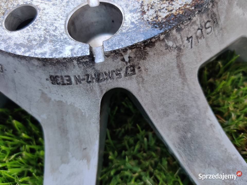 Felgi aluminiowe AUDI A4 A6 75x17 ET36 Audi OE Lubliniec sprzedam