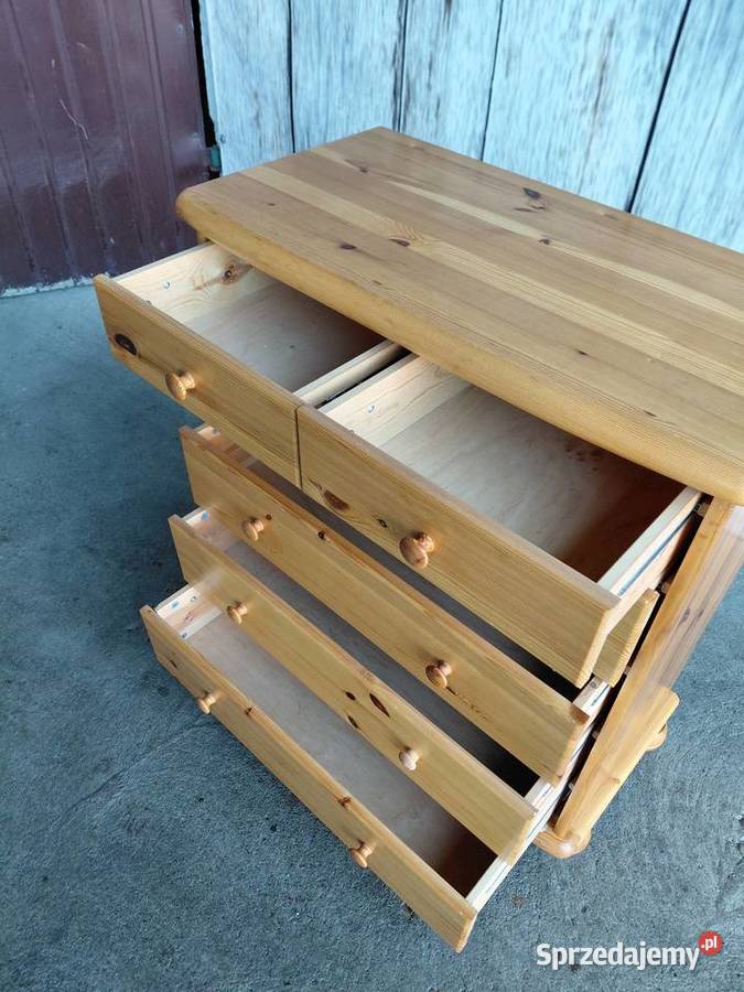 komoda sosnowa z szufladami 451 Byczyna