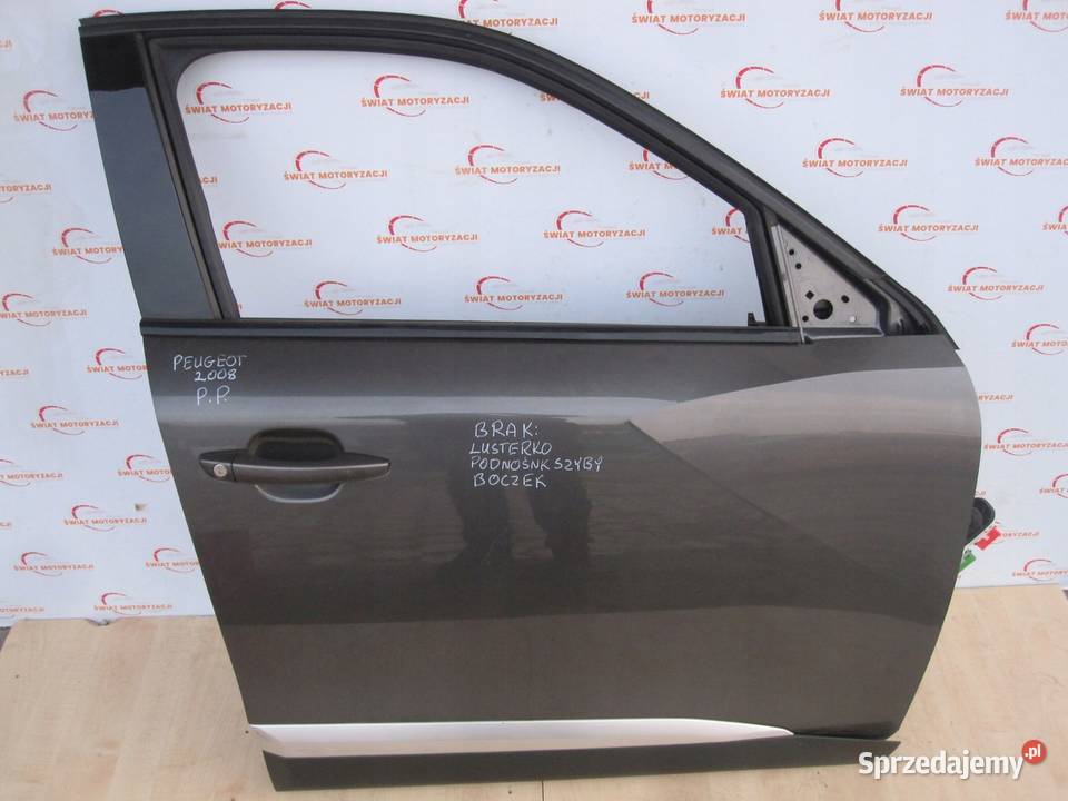 PEUGEOT 2008 II GT LINE 22r drzwi prawe przód świętokrzyskie Kielce sprzedam