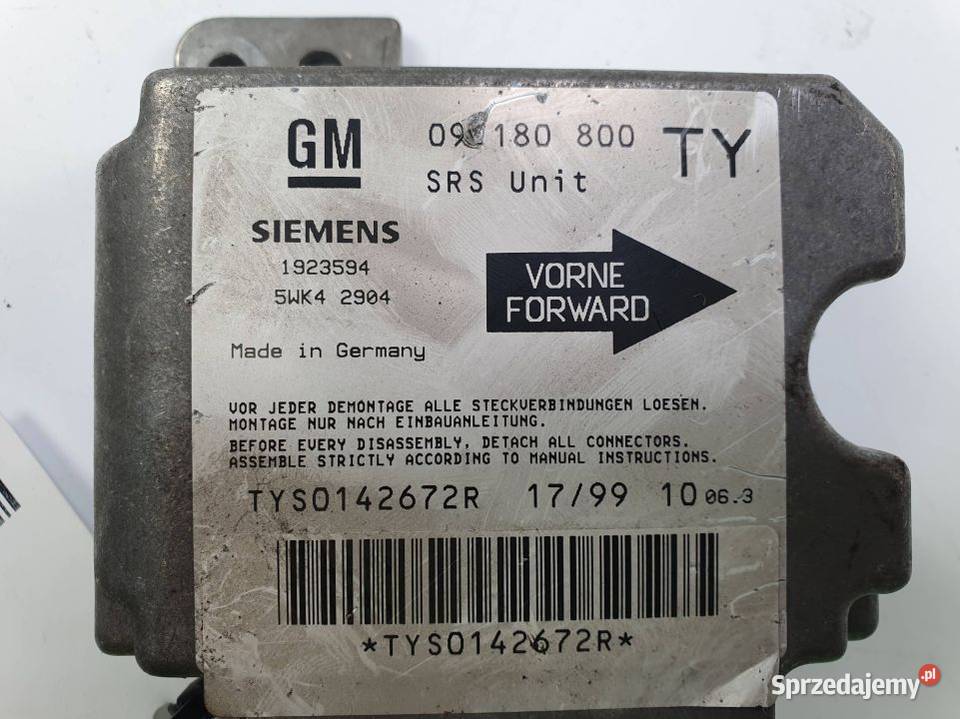 MODUŁ OPEL VECTRA B 1923549 Pozostałe kujawsko-pomorskie