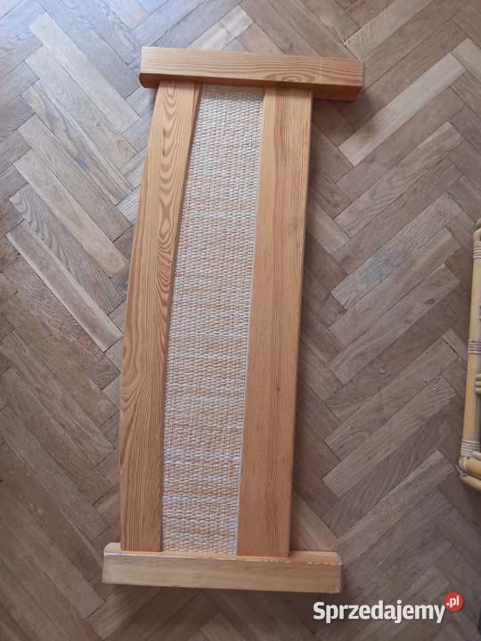 drewniane rattanowe łóżko pojedyncze Kraków