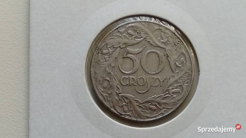 Moneta 50 gr 1938 r Generalne Gubernatorstwo wielkopolskie Mosina sprzedam