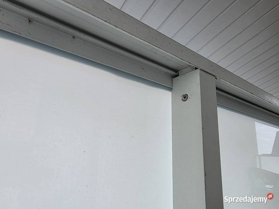 Balustrada barierka aluminium szkło biała Łuków sprzedam