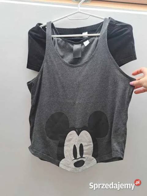 Zestaw Disney HM XS top Mickey czarne szorty Trąbki Wielkie