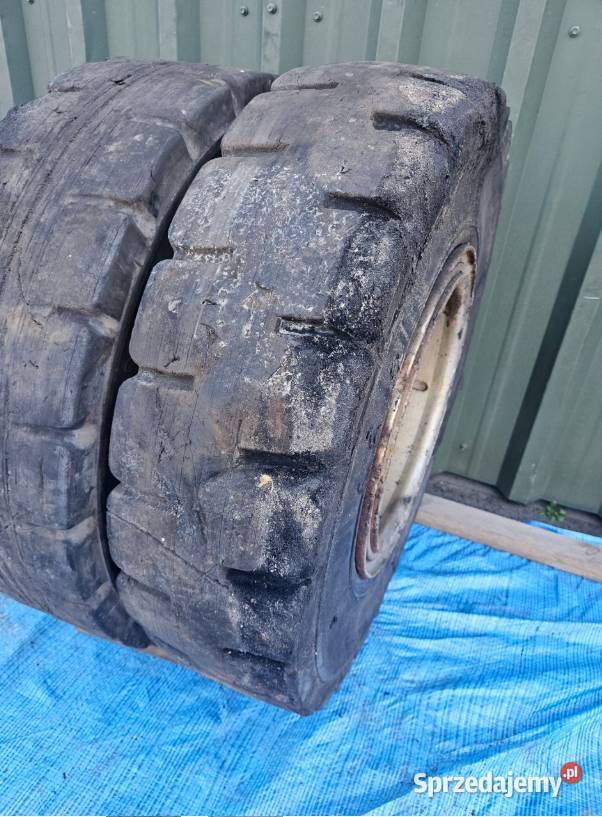 KOŁA OPONY BERGOUGNAN 825 825 R 15 PEŁNE PARA Opony rolnicze Szprotawa
